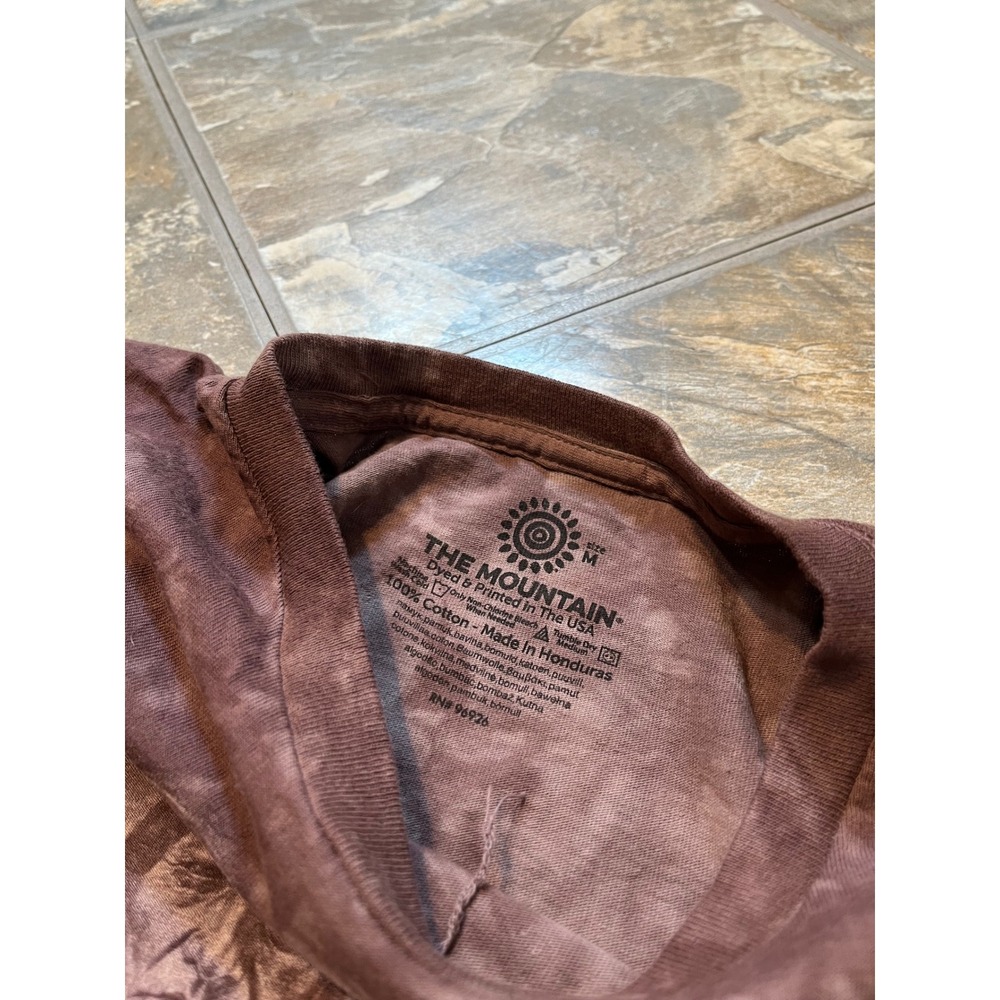 The Mountain Founding Fathers Shirt Men M Brown Tie Dye Graphic Tee - Picture 3 of 5